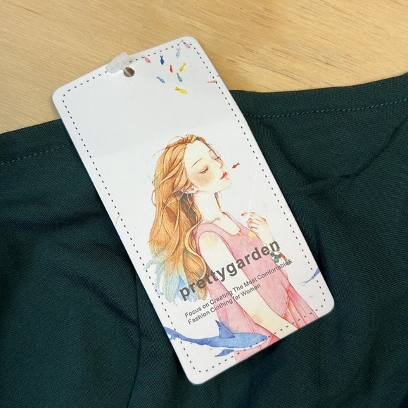 Green One Shoulder Cocktail Dress Size S - Picture 4 of 9